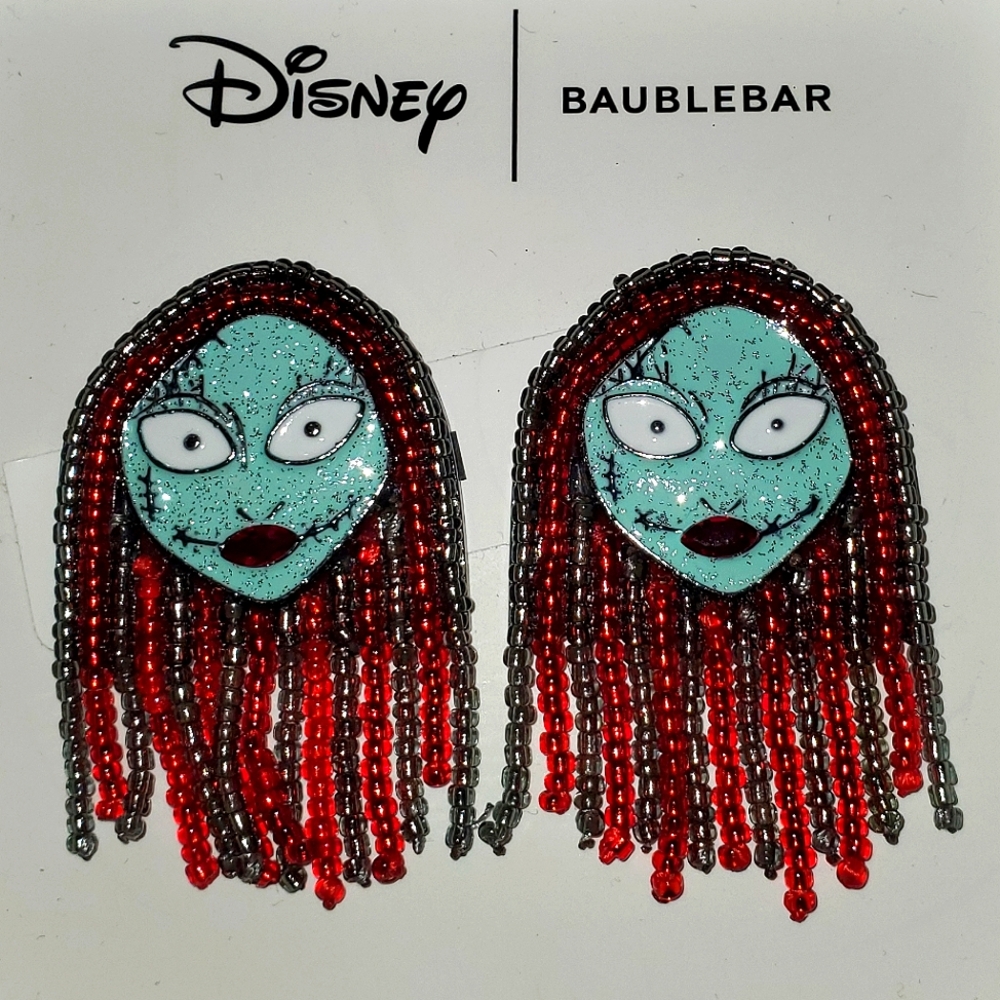 New- Disney Baublebar Nightmare Before Christmas  Sally Earrings